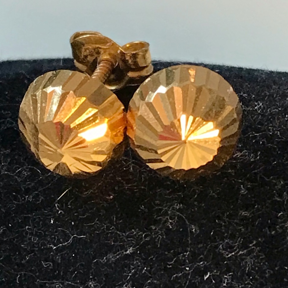 💰2/$25 MONET Vintage Gold Bangles Earrings Set